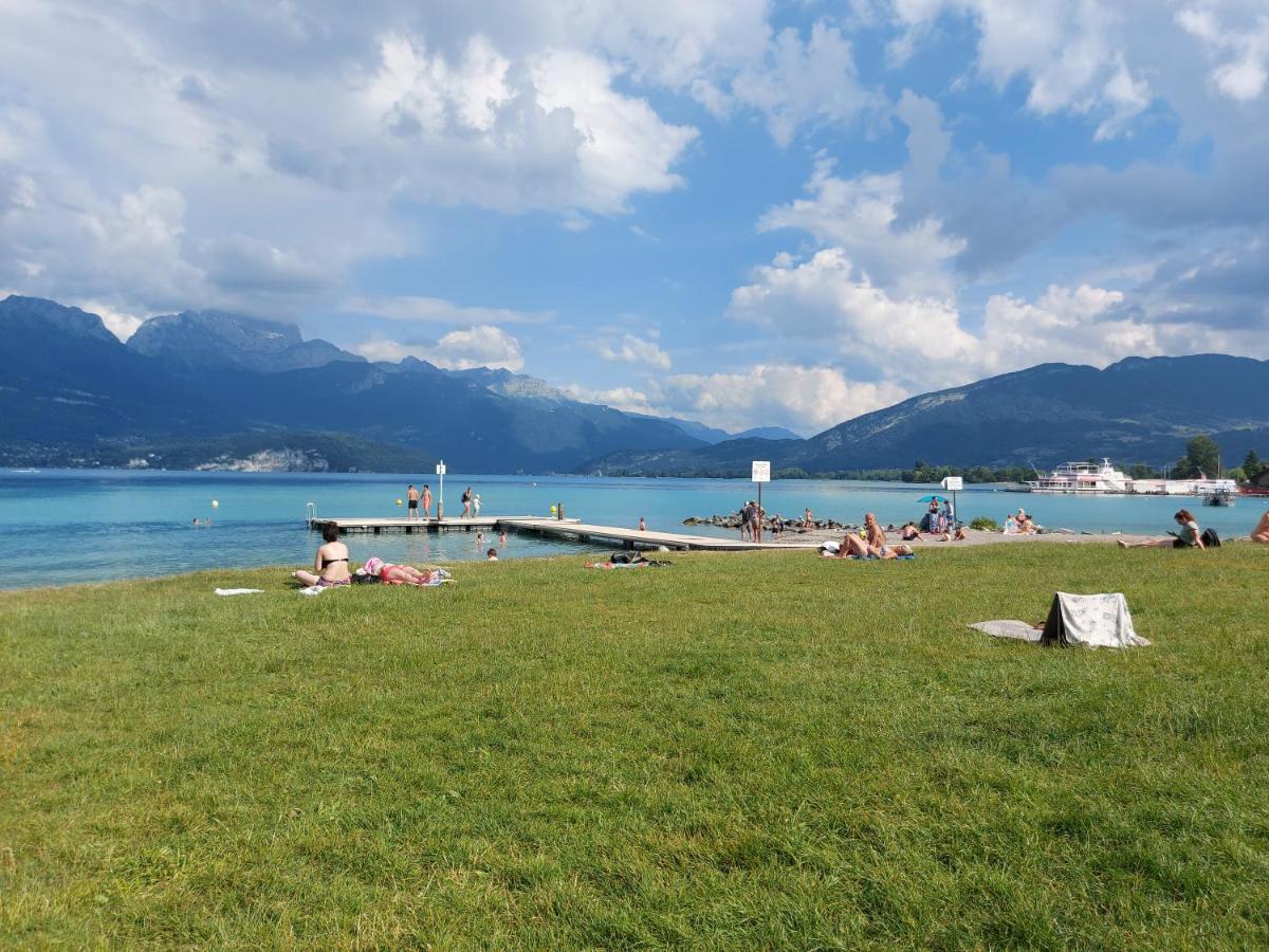 A 200 Metres Du Lac D'Annecy, Spacieux Appartement 3 Chambres Avec Terrasse Et Jardin Sévrier Extérieur photo