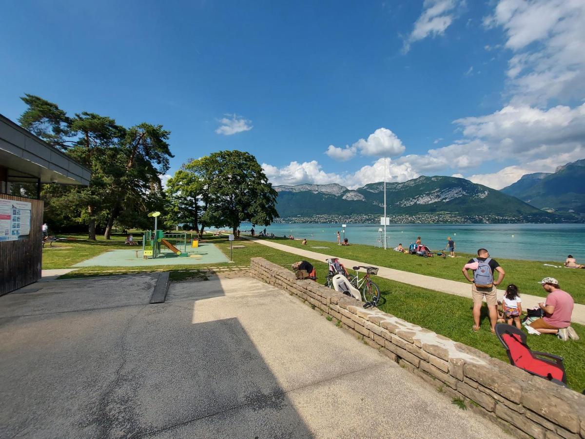 A 200 Metres Du Lac D'Annecy, Spacieux Appartement 3 Chambres Avec Terrasse Et Jardin Sévrier Extérieur photo